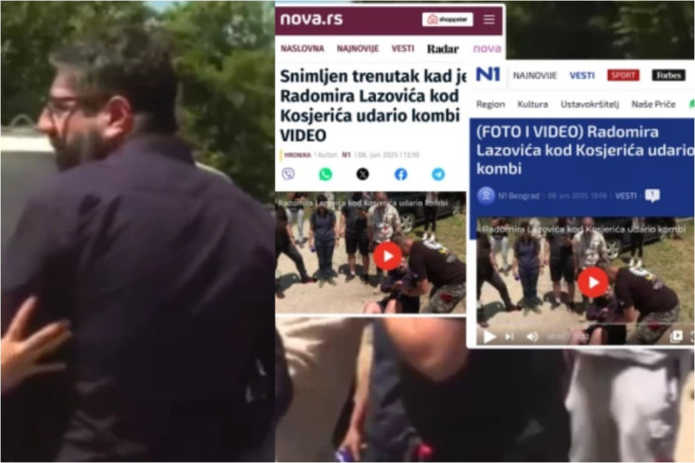 Kako opozicija folira: Ovako je Lazović slagao da je teško povređen (VIDEO)